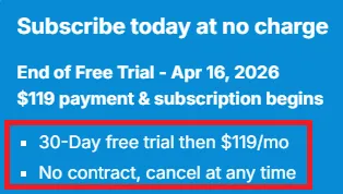 Clearestimates free Trial offer